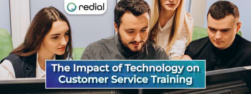 banner the impact of technology on Cutomer service training