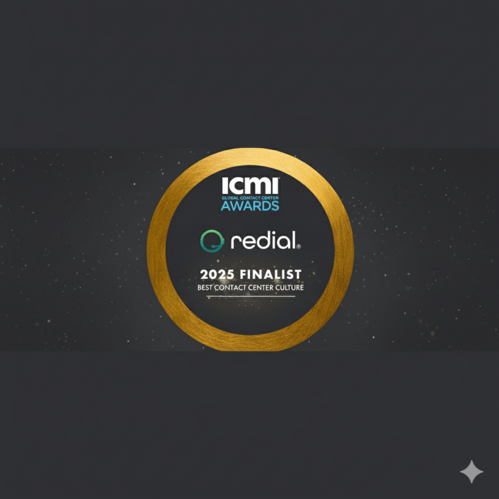 ICMI Awards finalist 16-9 Redial BPO ICMI Awards Finalist